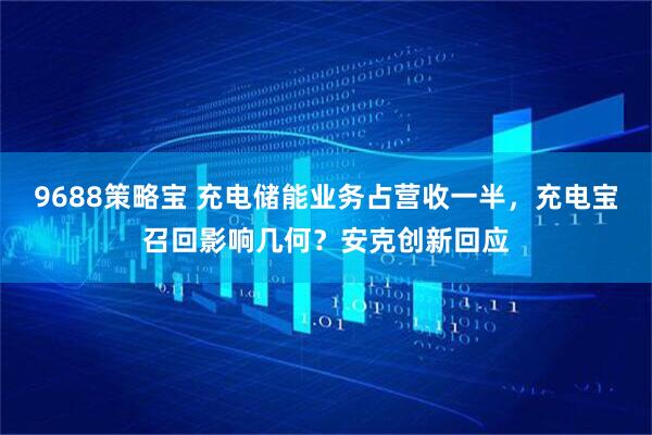9688策略宝 充电储能业务占营收一半，充电宝召回影响几何？安克创新回应
